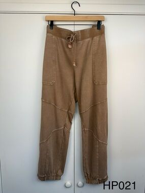 Daily Practice Anthropologie Utility Moto Jogger Pants XL Taupe